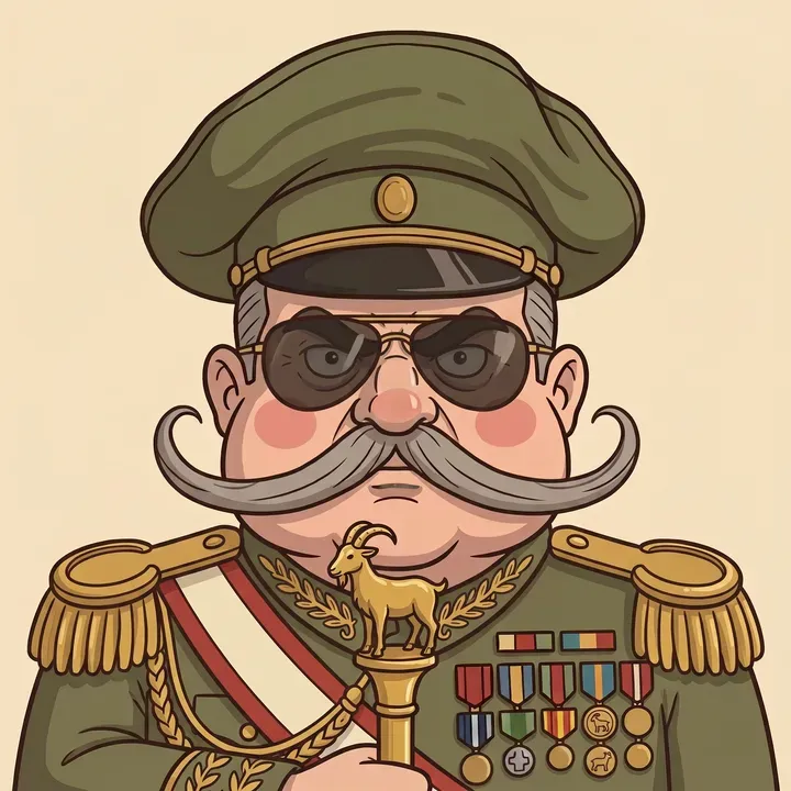 Marshal Vorlan, stage 6 of 9: a cane.